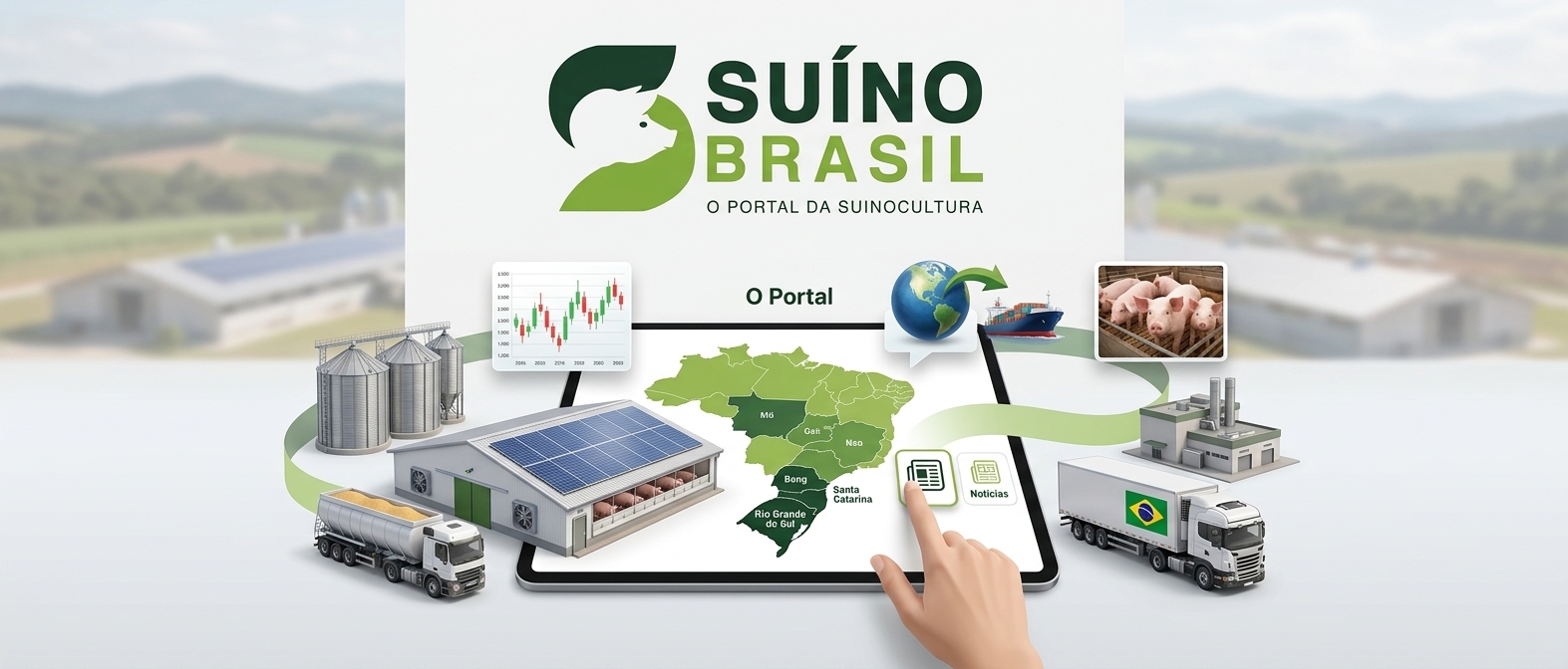 Suíno Brasil: informação, mercado e tecnologia para a suinocultura brasileira